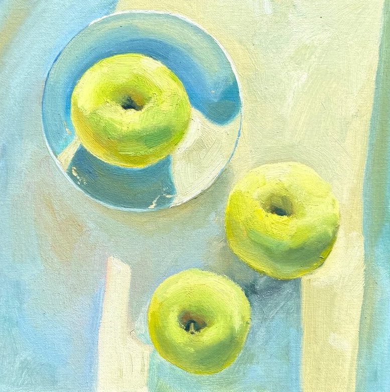 Summer, oil painting by Ksenia Kudelkina