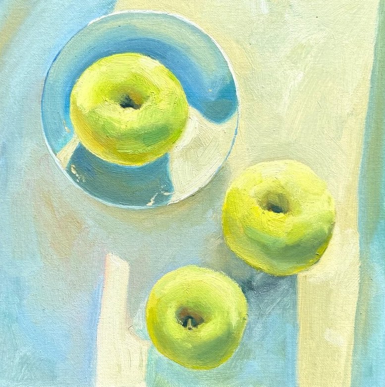 Summer, oil painting by Ksenia Kudelkina